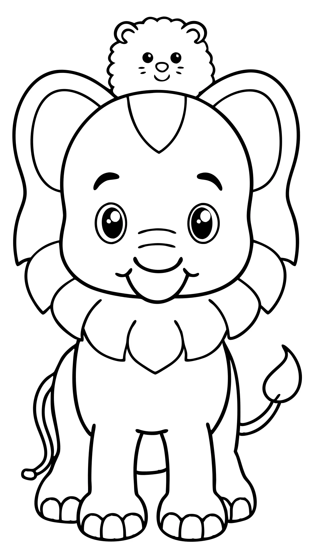 coloring pages of animals easy